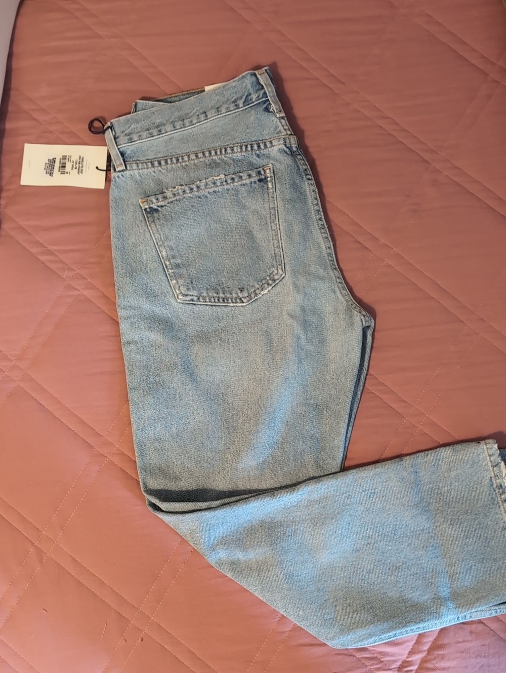 Citizens of Humanity Charlotte Crop High-Rise Straight Jeans โ Light Blue NWT - Picture 3 of 11